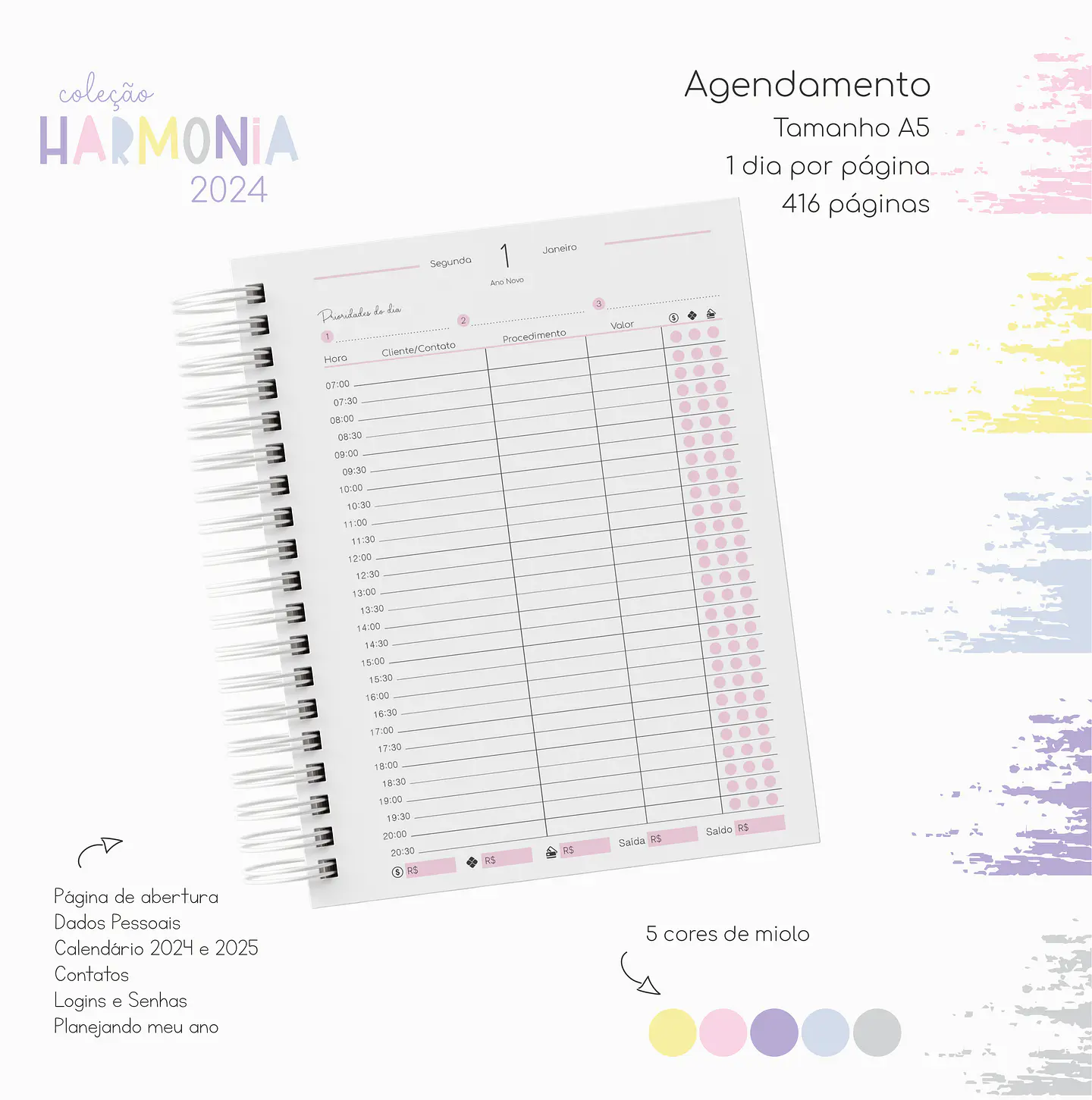 Arquivo Agendas 2024 Coleção Harmonia em Pdf 8