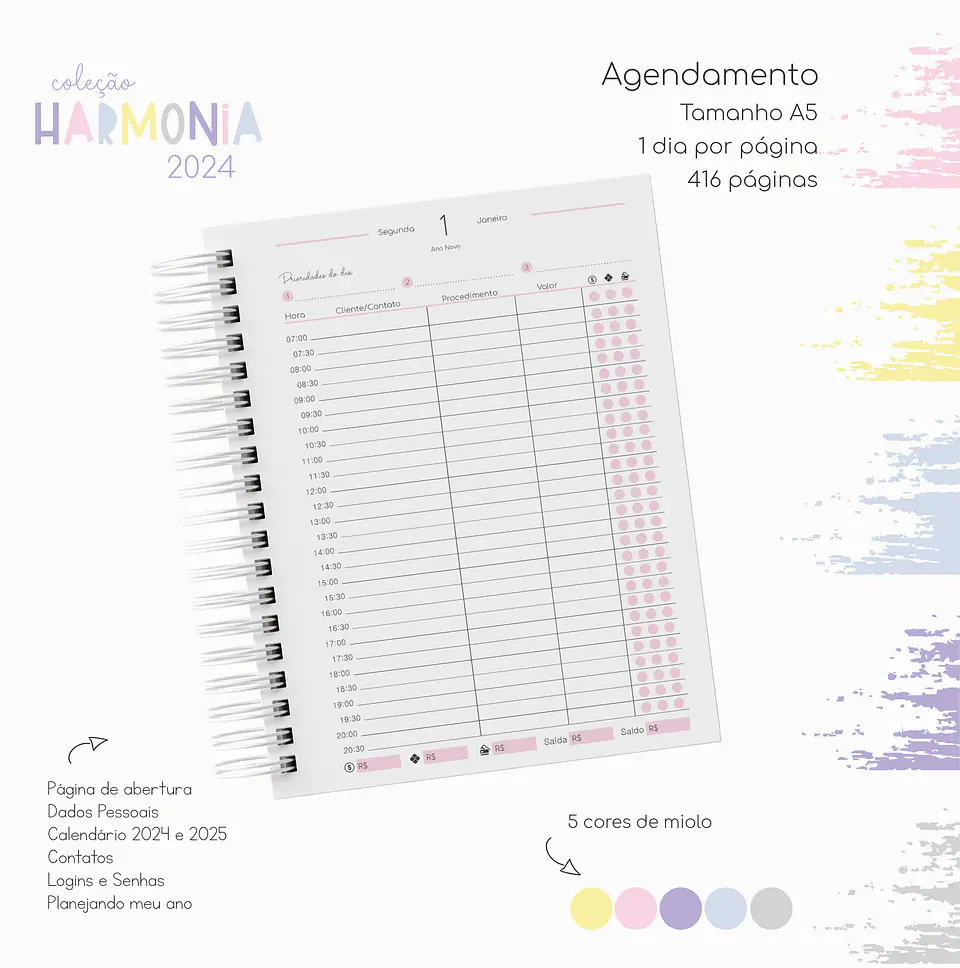 Arquivo Agendas 2024 Coleção Harmonia em Pdf 8