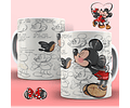 10 Artes para Caneca Mickey Personagens em Corel Draw 