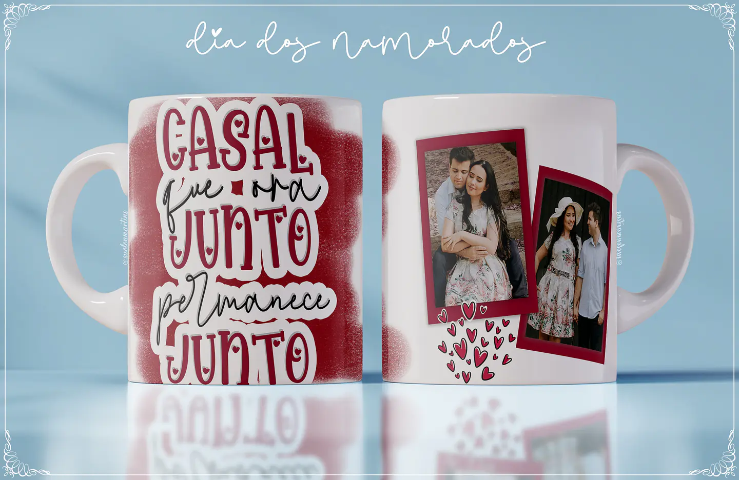 20 Artes para Caneca e Azulejo Dia dos Namorados Gospel em Photoshop  1