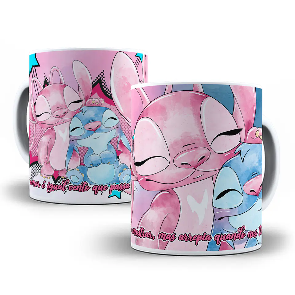 18 Artes para Caneca Dia dos Namorados Stitch em Photoshop 2