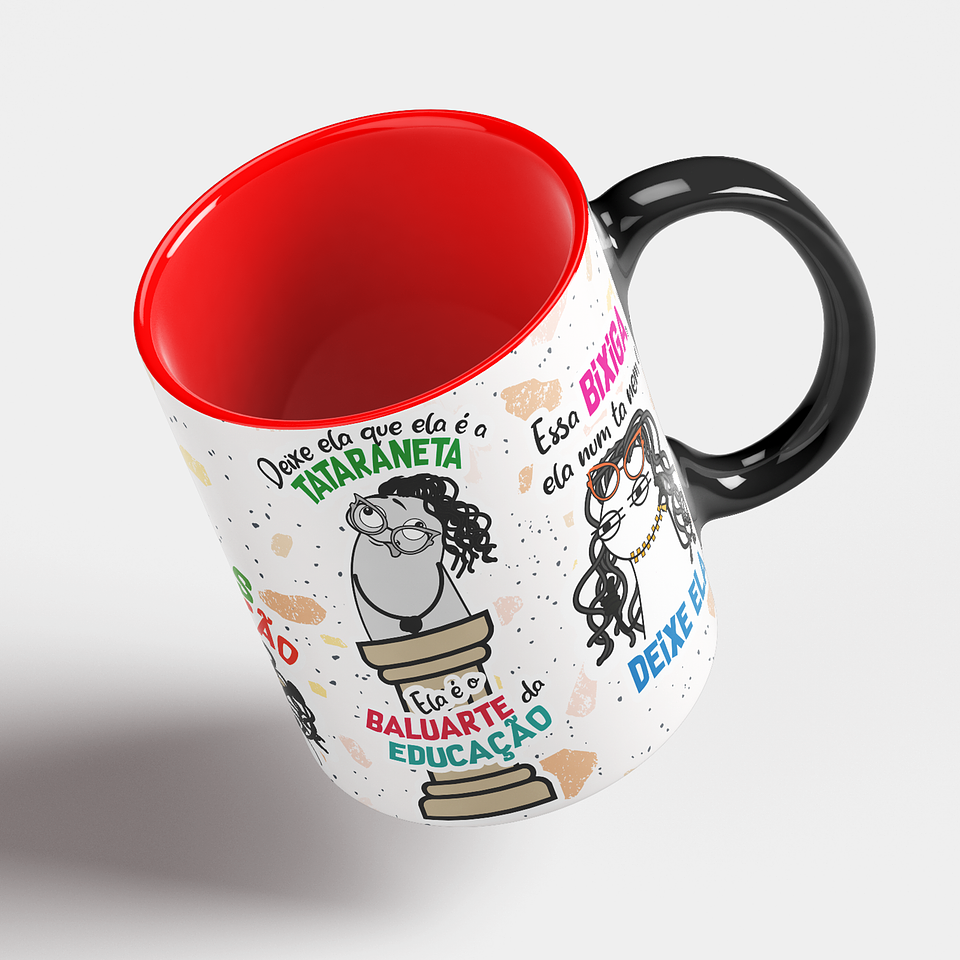 Arte Caneca Deixe ela que ela é Diretora da escola do estado Png 5