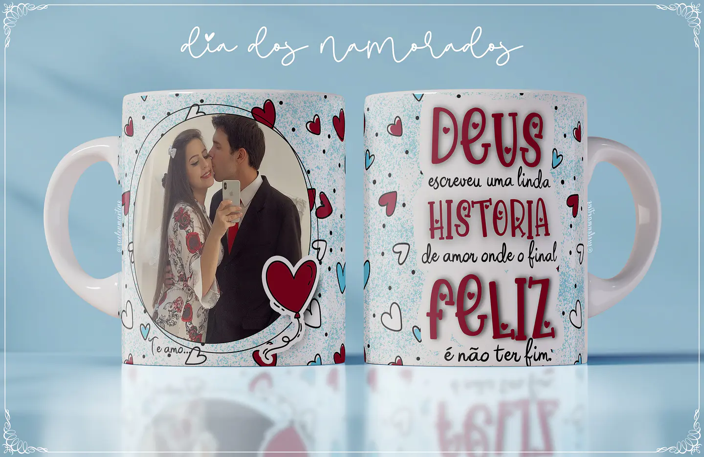 20 Artes para Caneca e Azulejo Dia dos Namorados Gospel em Photoshop  3