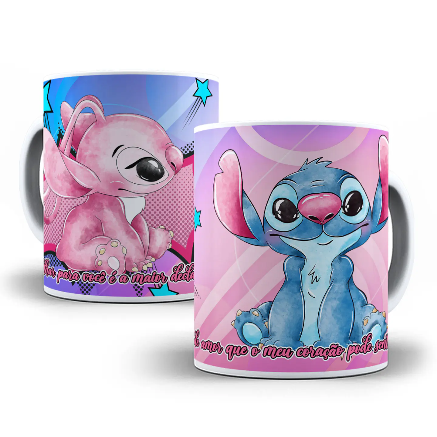 18 Artes para Caneca Dia dos Namorados Stitch em Photoshop 4