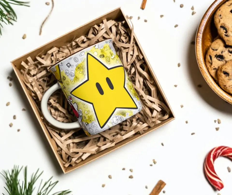 8 Artes Caneca Super Mario Bros em Photoshop 3