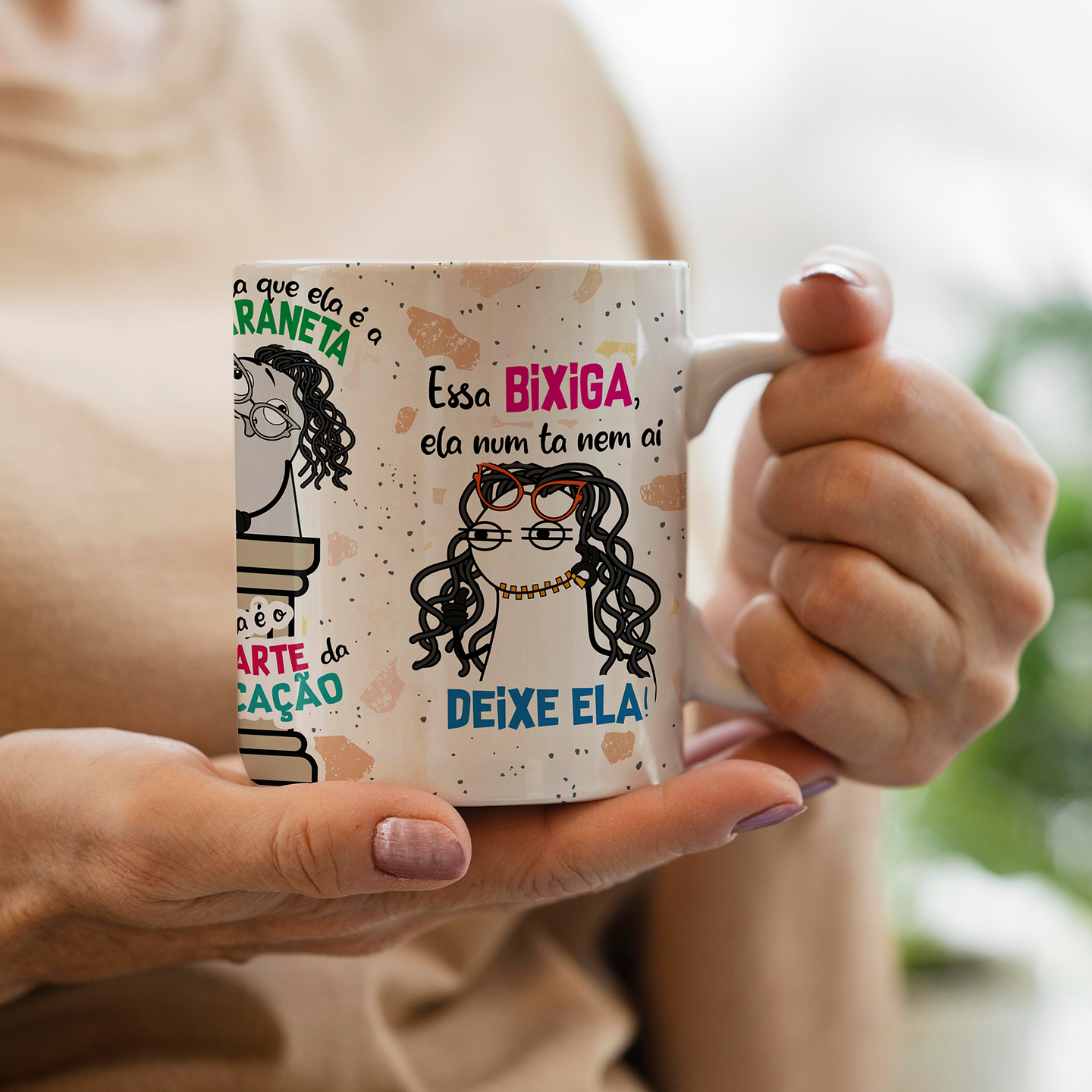 Arte Caneca Deixe ela que ela é Diretora da escola do estado Png 6