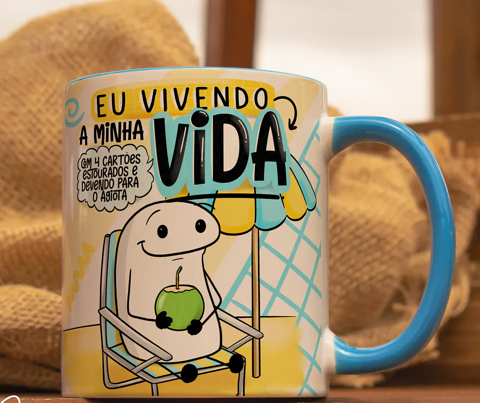 28 Arte Caneca Flork Dia Dia Frases Engraçadas Arquivo em Jpg 7