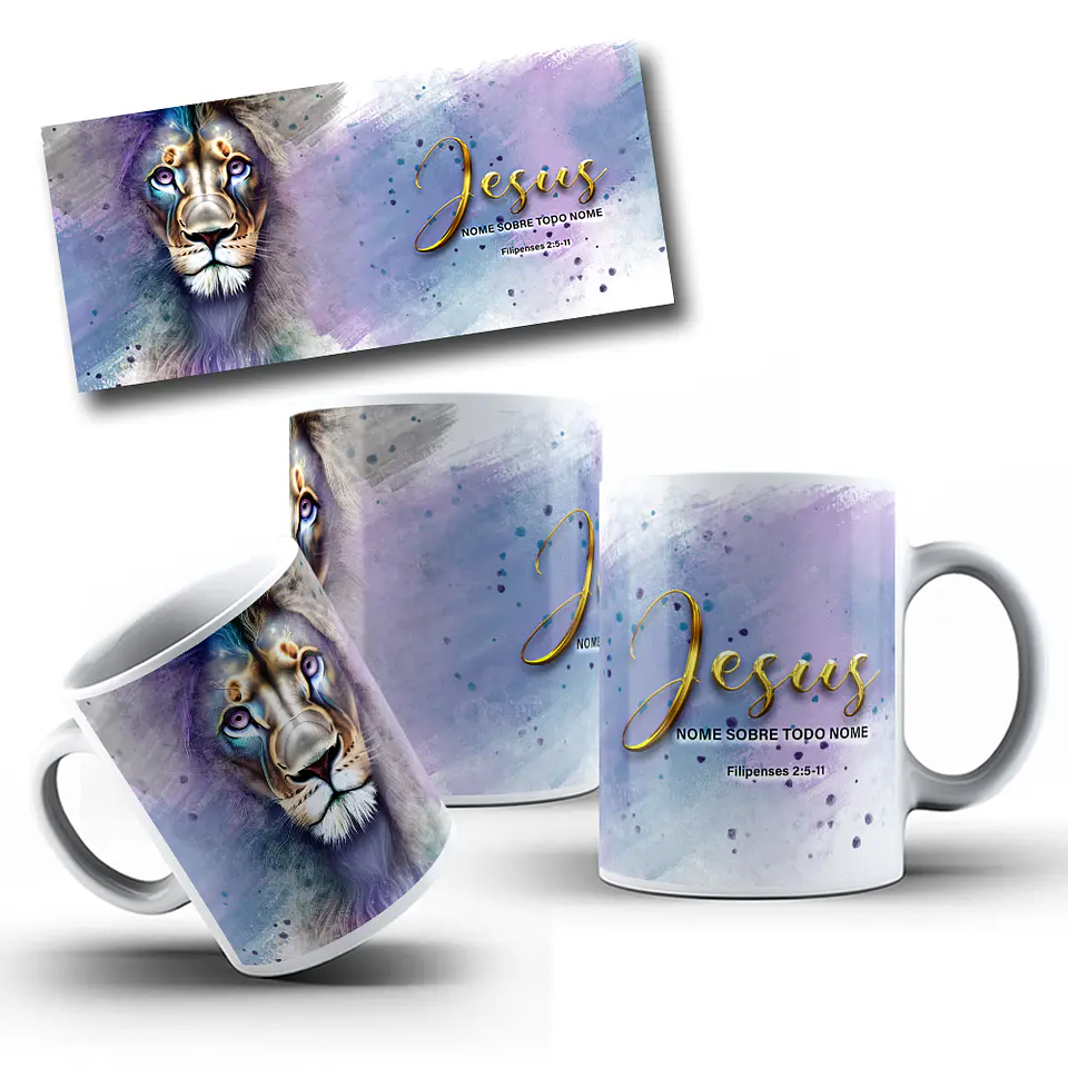 11 Artes Caneca Leão de Judá em Photoshop 2