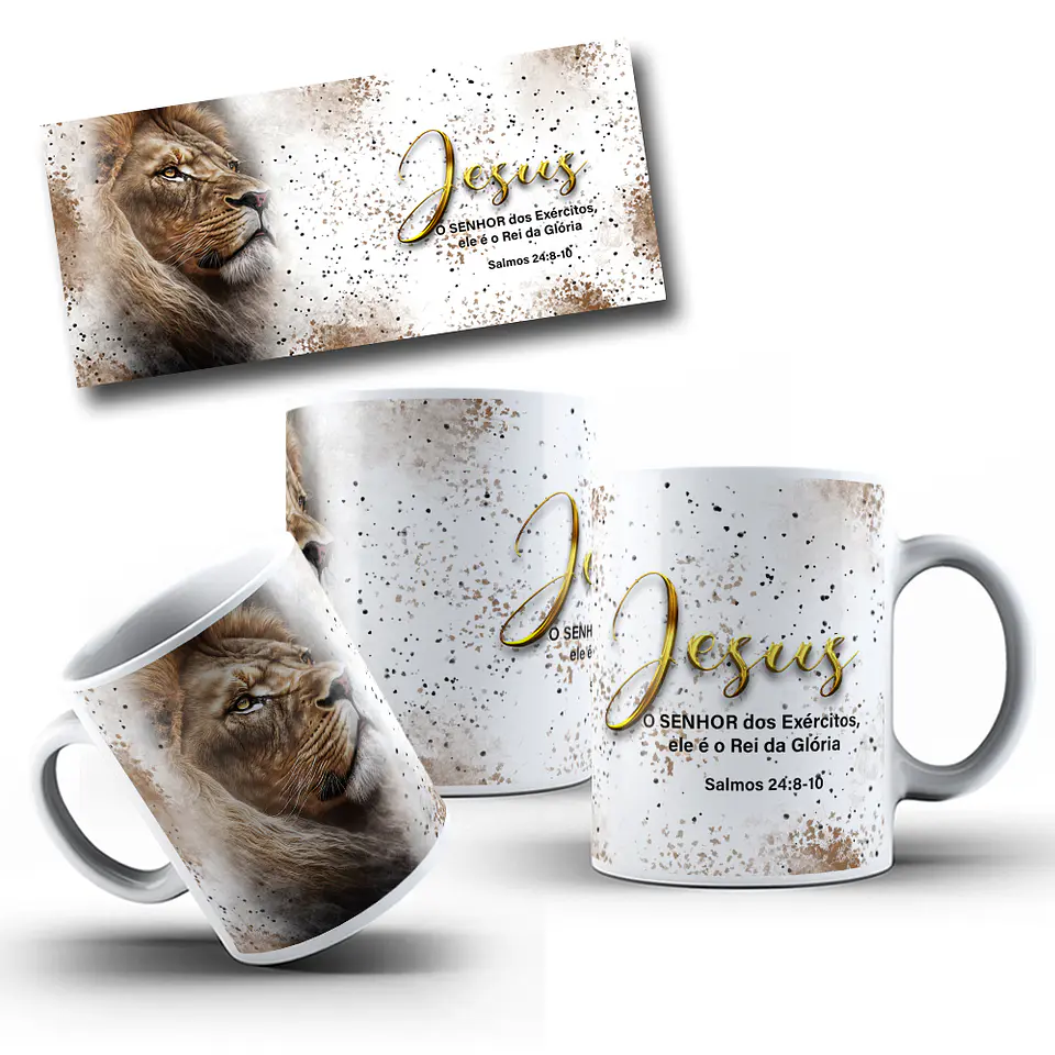 11 Artes Caneca Leão de Judá em Photoshop 6