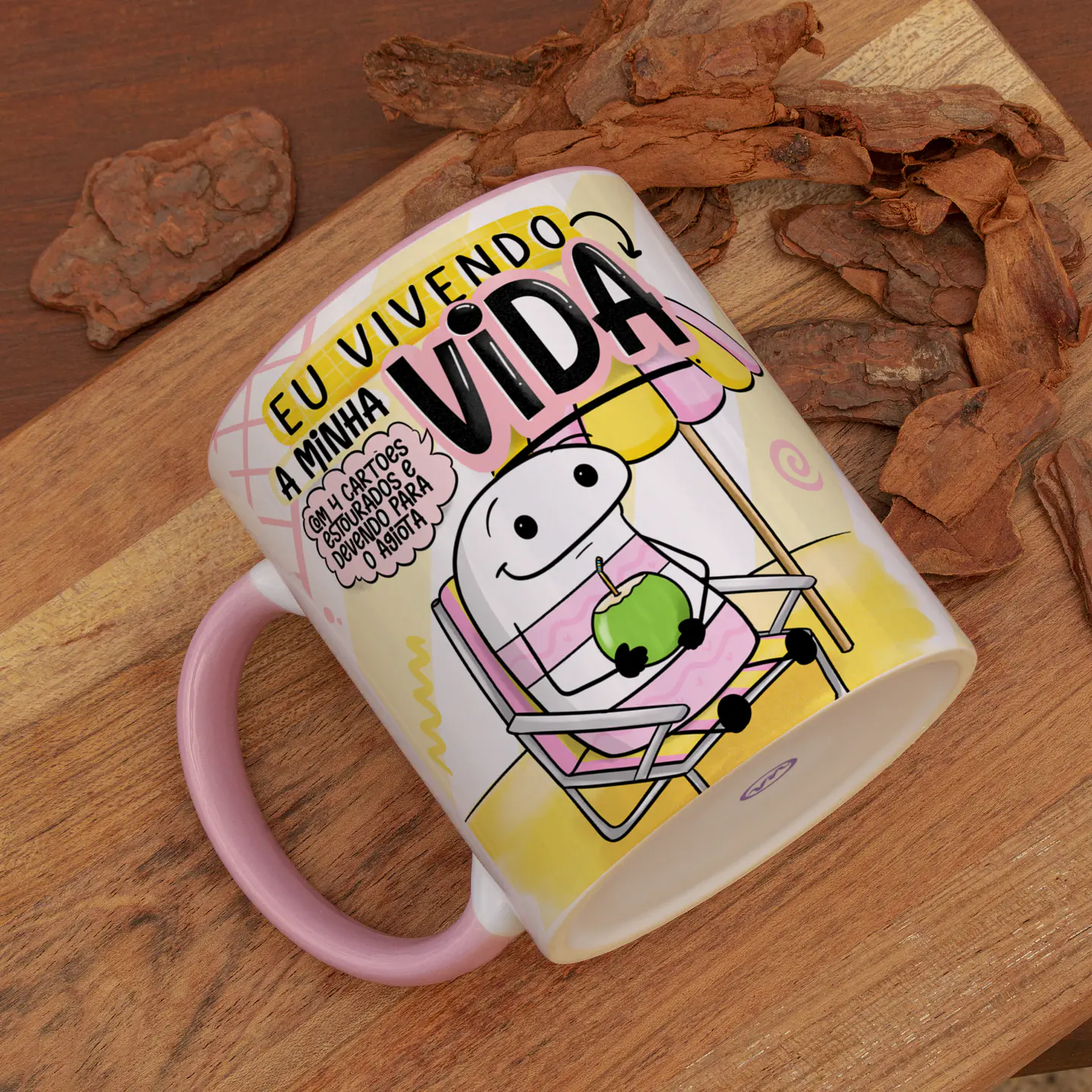 28 Arte Caneca Flork Dia Dia Frases Engraçadas Arquivo em Jpg 16