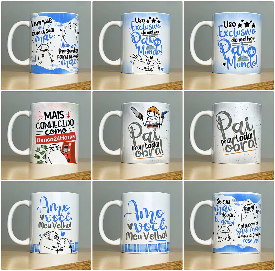 23 Artes Caneca Dia dos Pais Flork e Outros em Jpg 8