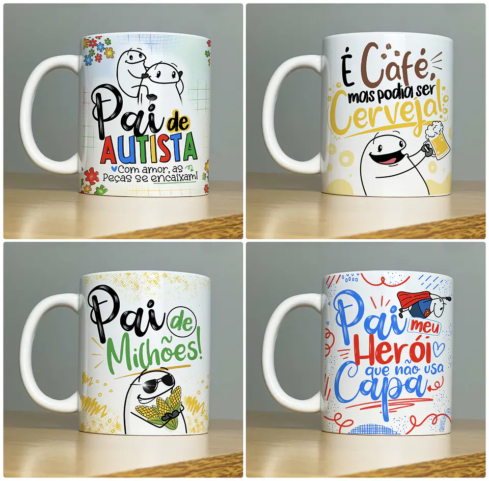 23 Artes Caneca Dia dos Pais Flork e Outros em Jpg 9