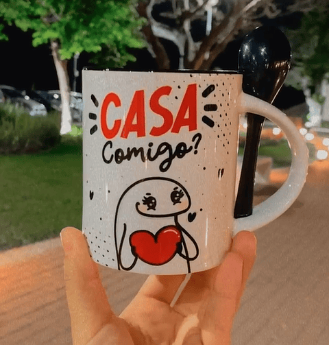 Arte Caneca Flork Limpa a Casa Comigo Arquivo Png  