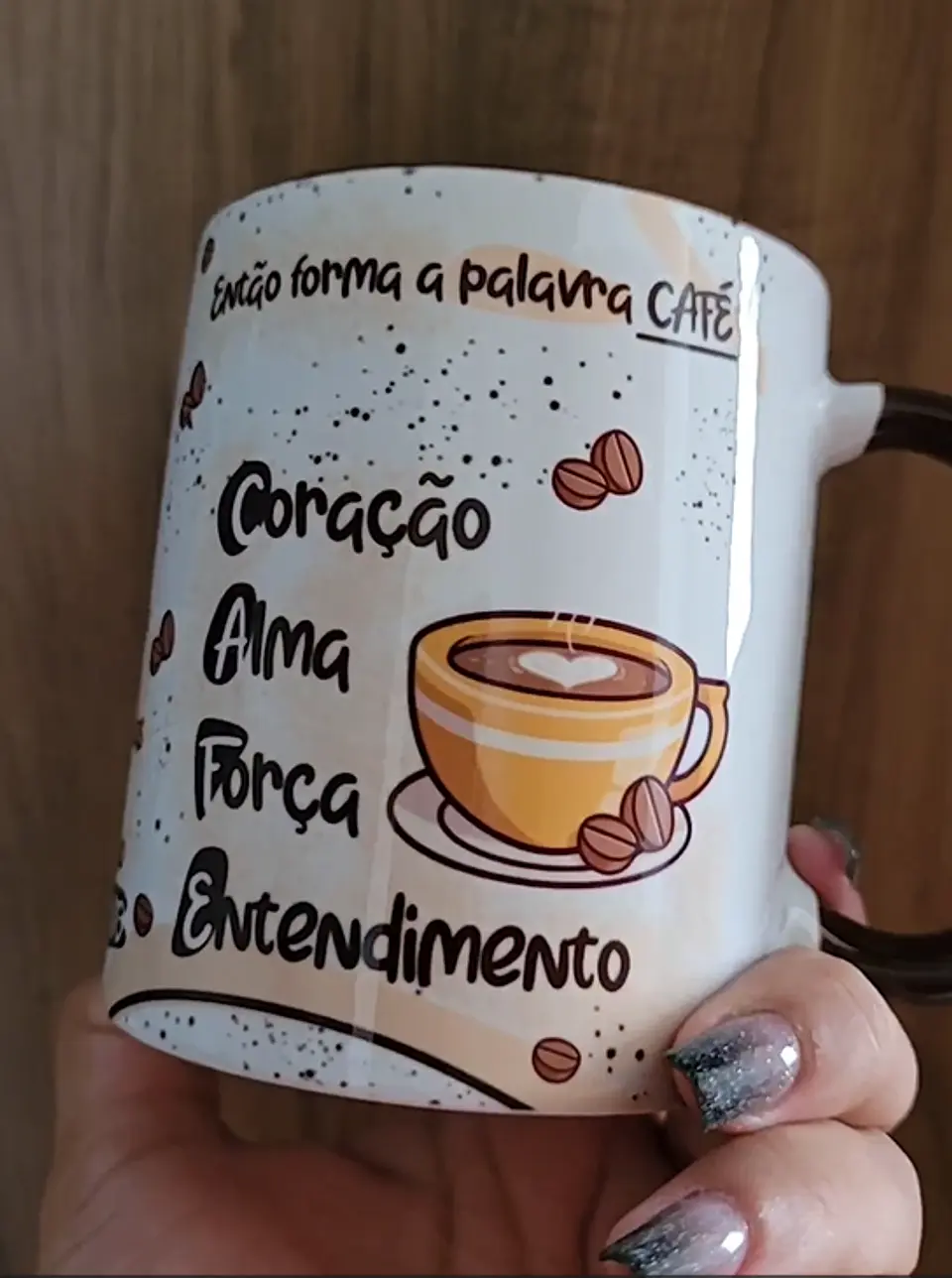 Artes para Caneca Todos os dias quando você for tomar um café  Lucas 10:27 em Corel Draw  3