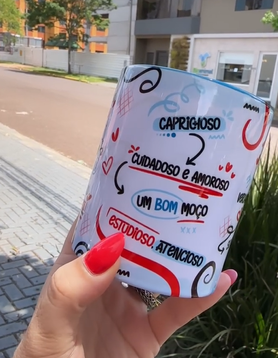 Arte Caneca Flork Seu Coração é Meu Aeroporto pra Viajar Tem que Passar por Lá Arquivo em Jpg 2