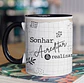 10 Arte para Caneca Frase Motivacional Seja Forte em Corel Draw - Thumbnail 1