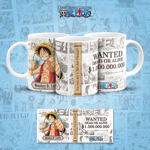 13 Artes para Caneca One Piece em Jpg