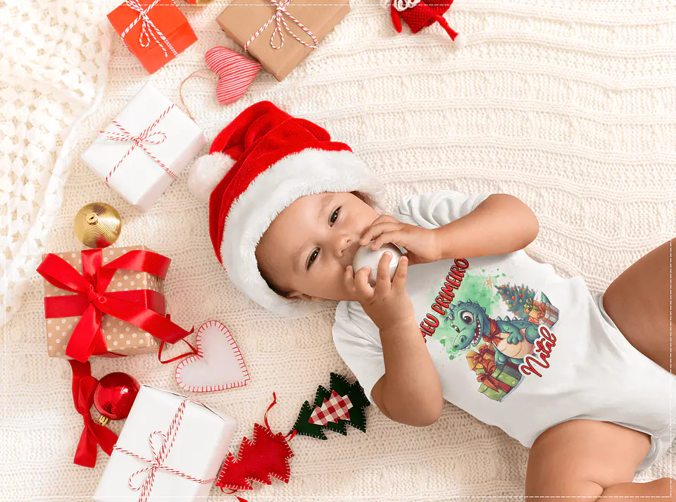 15 Artes para Body Meu primeiro Natal em Corel Draw  4