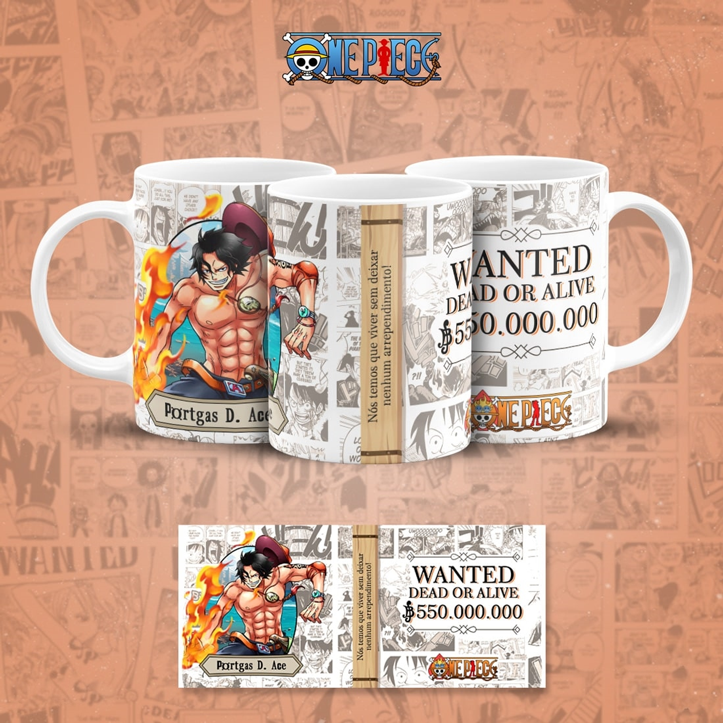 13 Artes para Caneca One Piece em Jpg 5