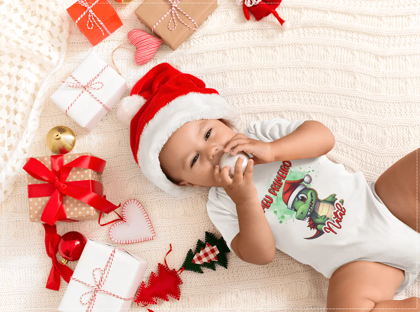 15 Artes para Body Meu primeiro Natal em Corel Draw  6