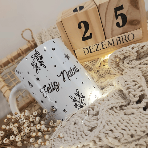 20 Artes para Caneca Natal em Corel Draw