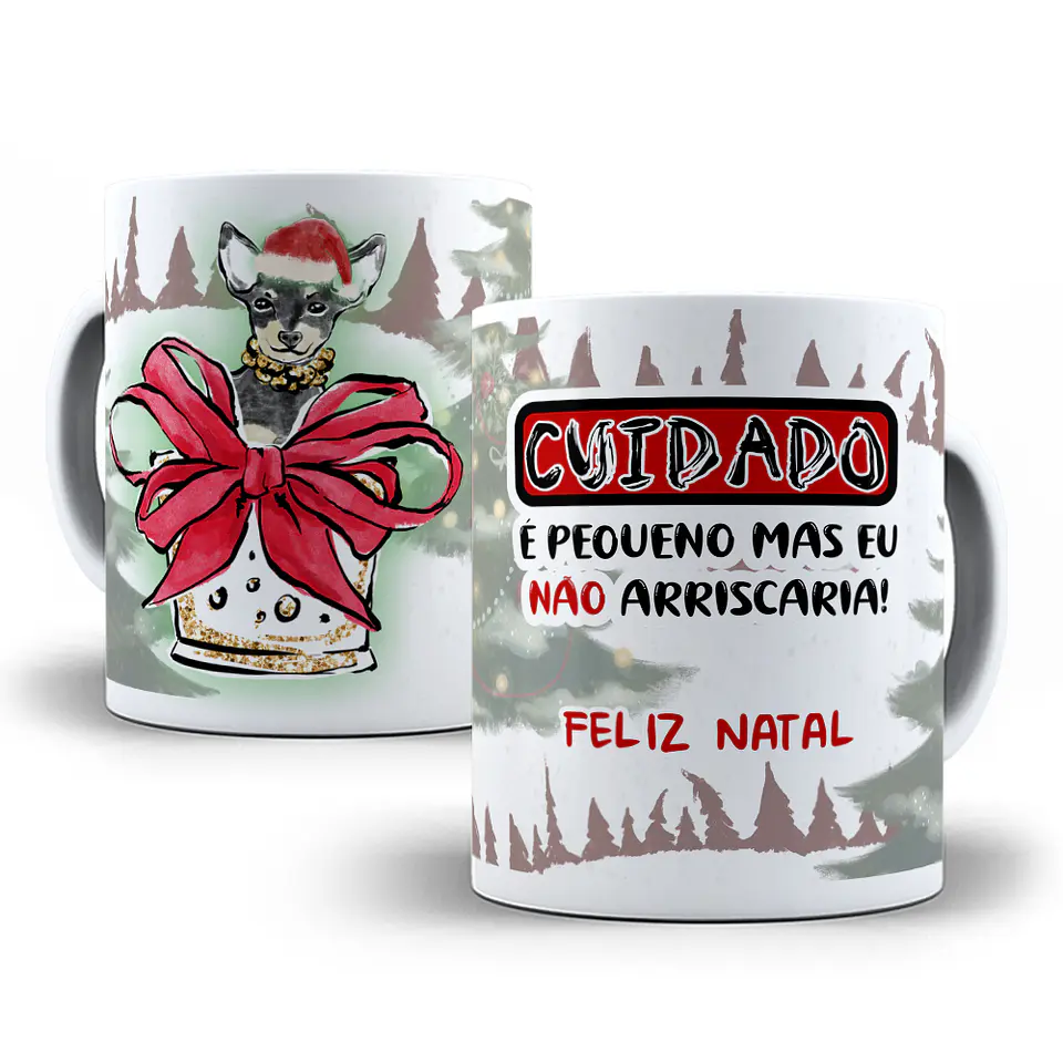 30 Artes para Caneca e Camisa Natal Pets em Corel Draw 3