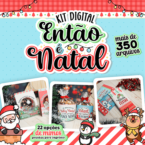 Arquivos de Corte Então é Natal em Pdf