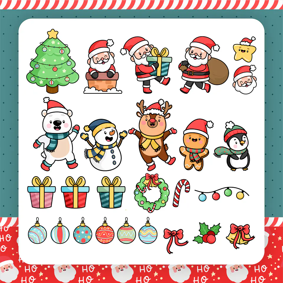 Arquivos de Corte Então é Natal em Pdf 4