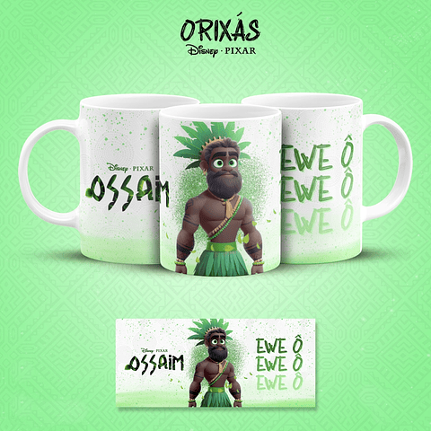 19 Artes para Caneca Orixás Pixar em Jpg