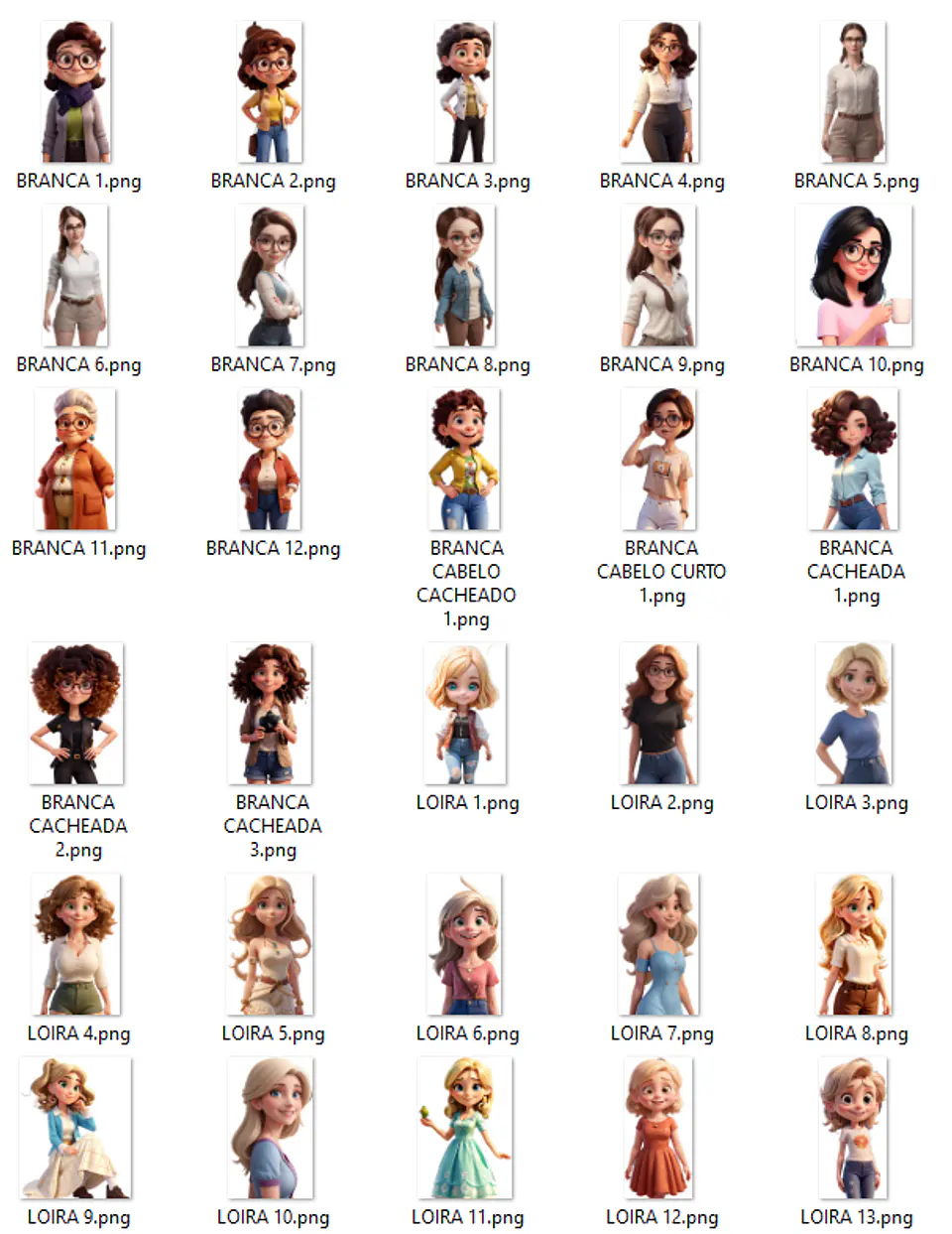 Artes para Caneca Alfabeto com Avatares em CorelDraw 3