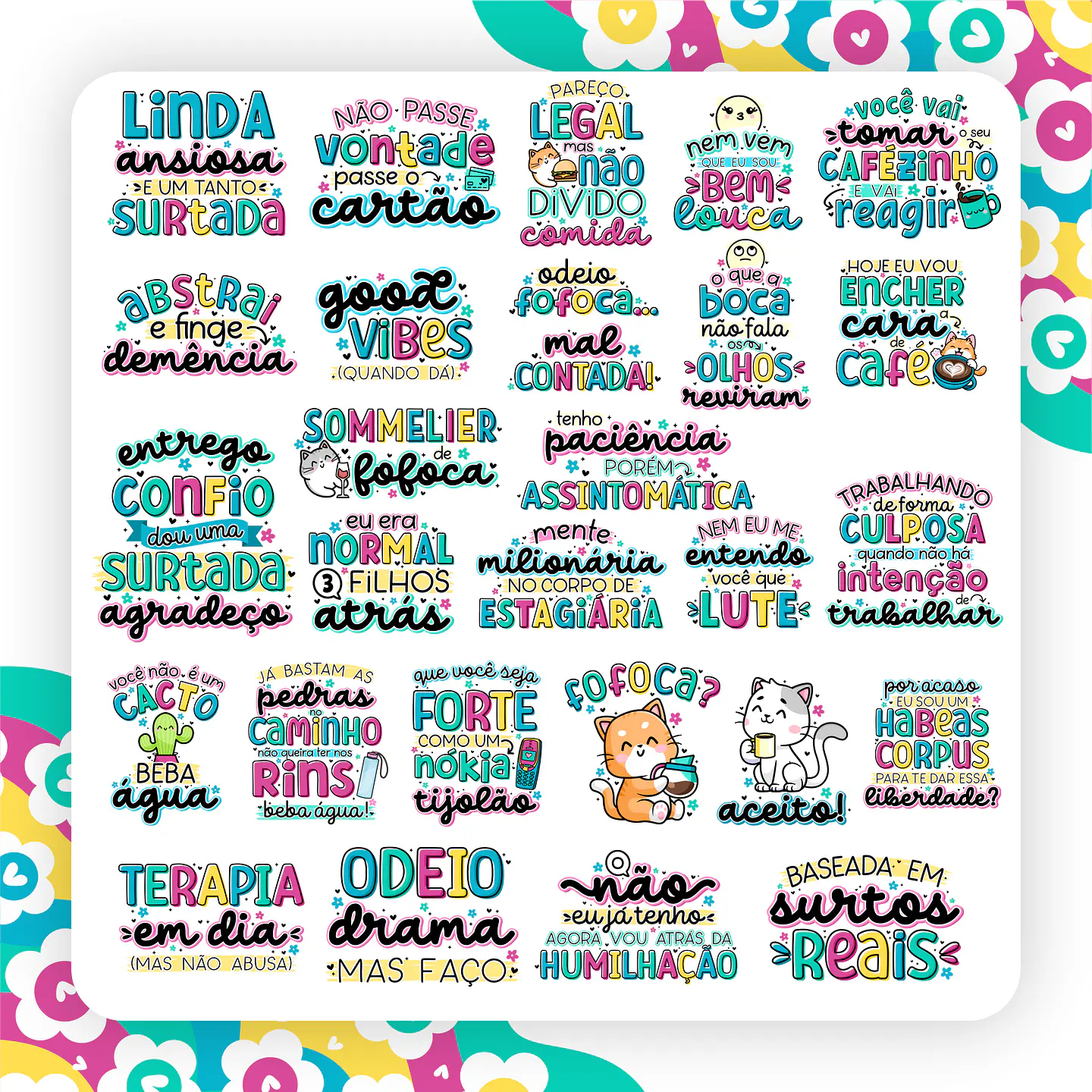 Arquivos Prontos para Impressão Frases Divertidas em Jpg 3