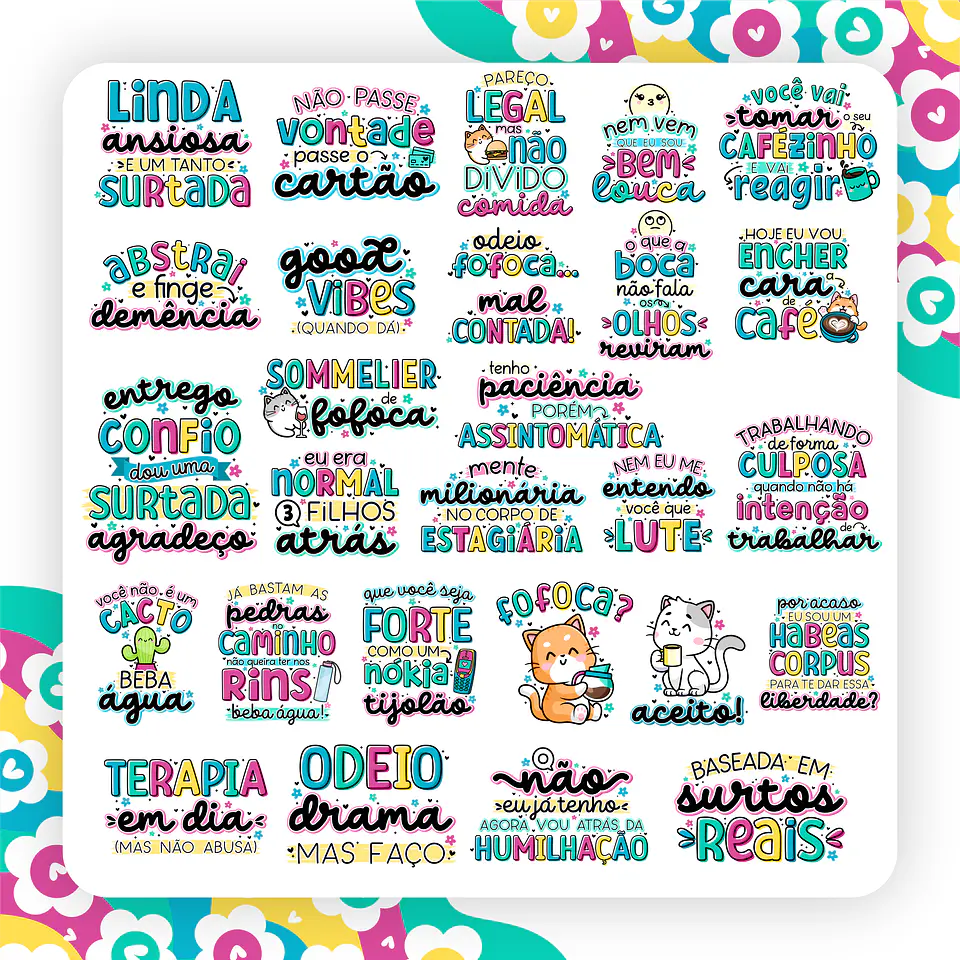 Arquivos Prontos para Impressão Frases Divertidas em Jpg 3