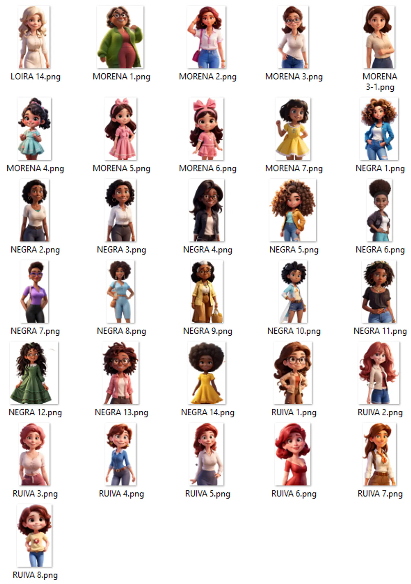 Artes para Caneca Alfabeto com Avatares em CorelDraw 4