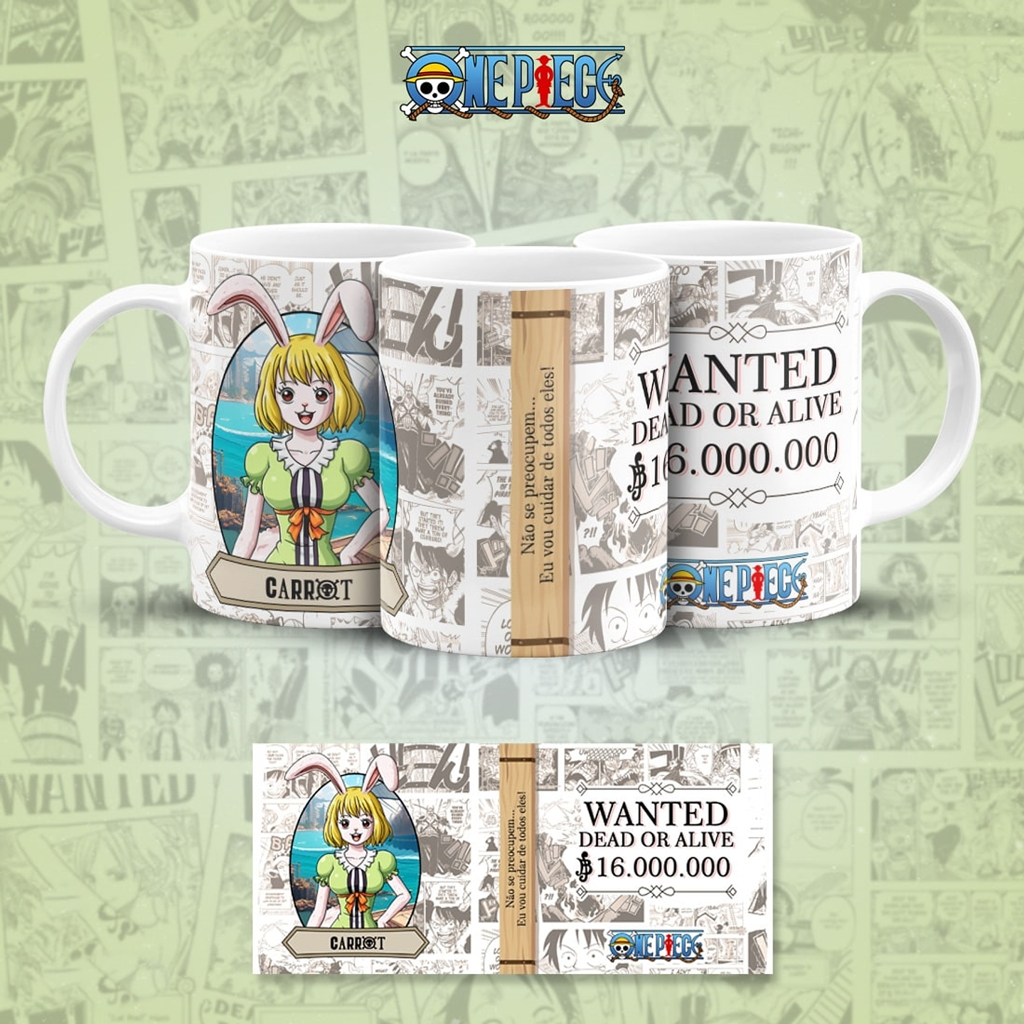 13 Artes para Caneca One Piece em Jpg 12