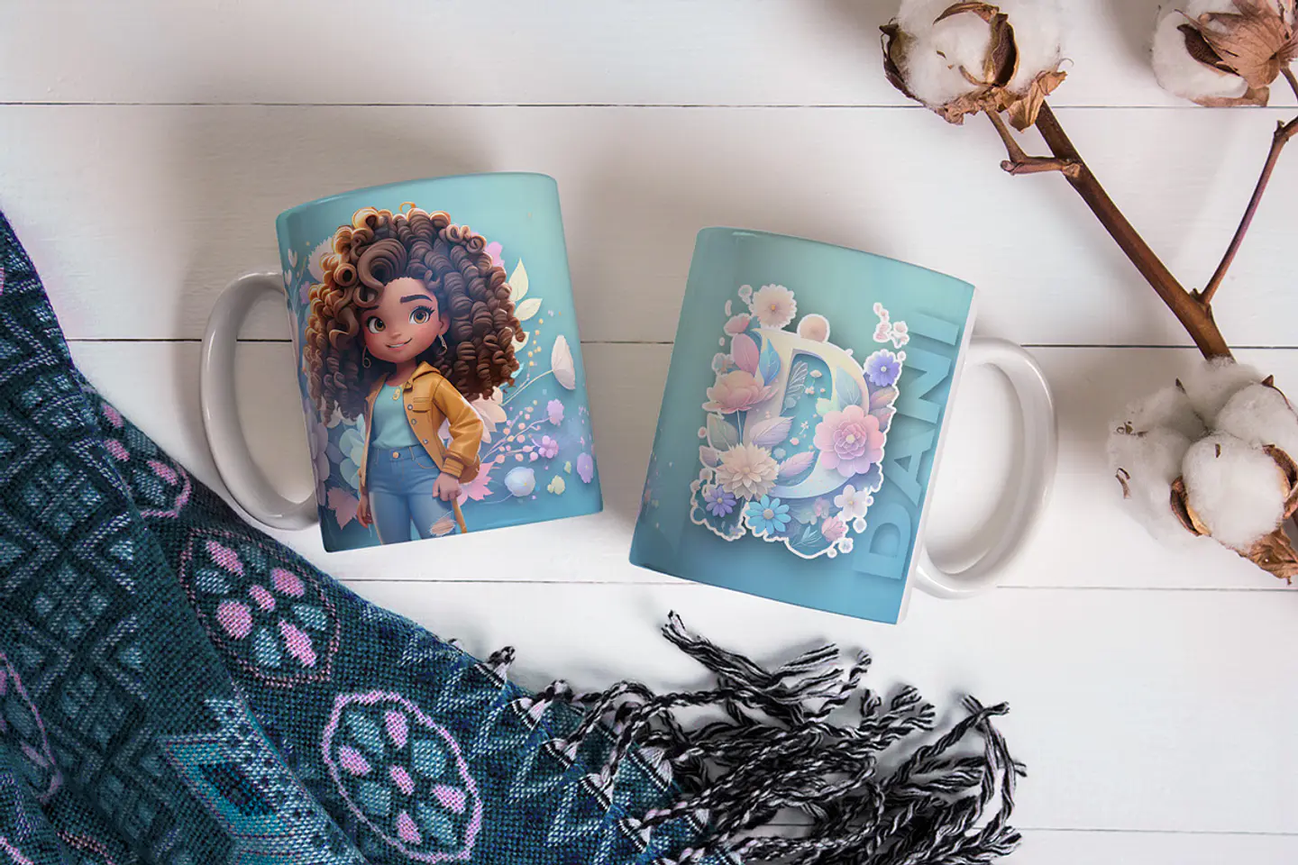 Artes para Caneca Alfabeto com Avatares em CorelDraw 5