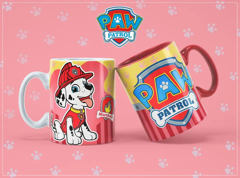 10 Artes para Caneca Patrulha Canina Arquivos em Photoshop  2
