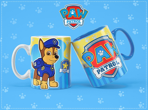 10 Artes para Caneca Patrulha Canina Arquivos em Photoshop 