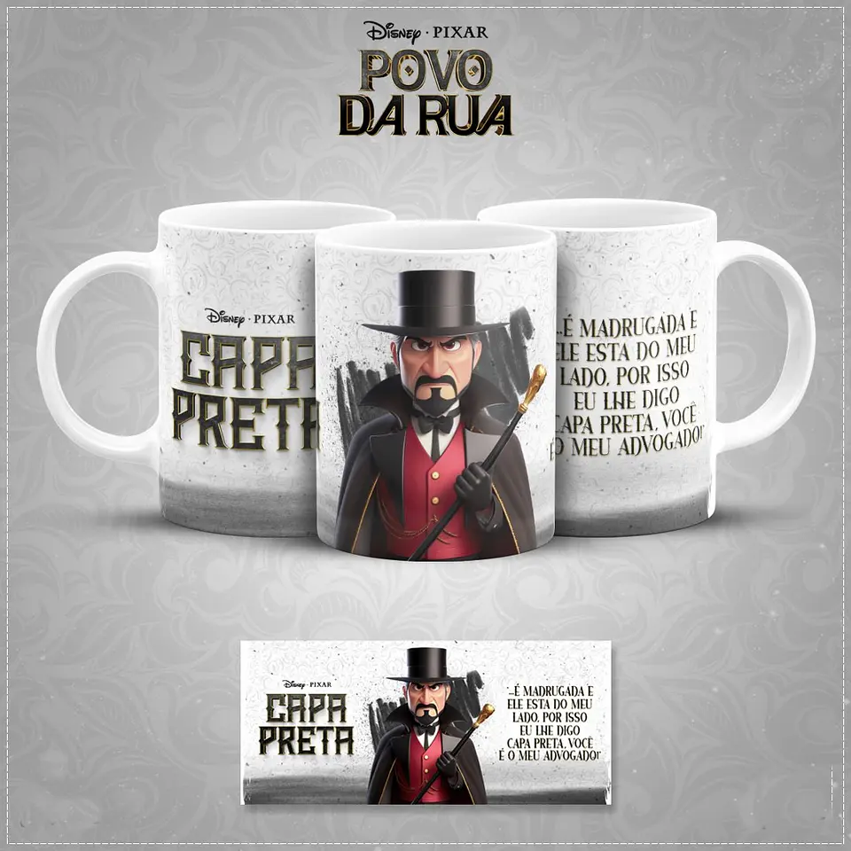17 Artes para Canecas Povo de Rua Religião Pixar em Jpg 4