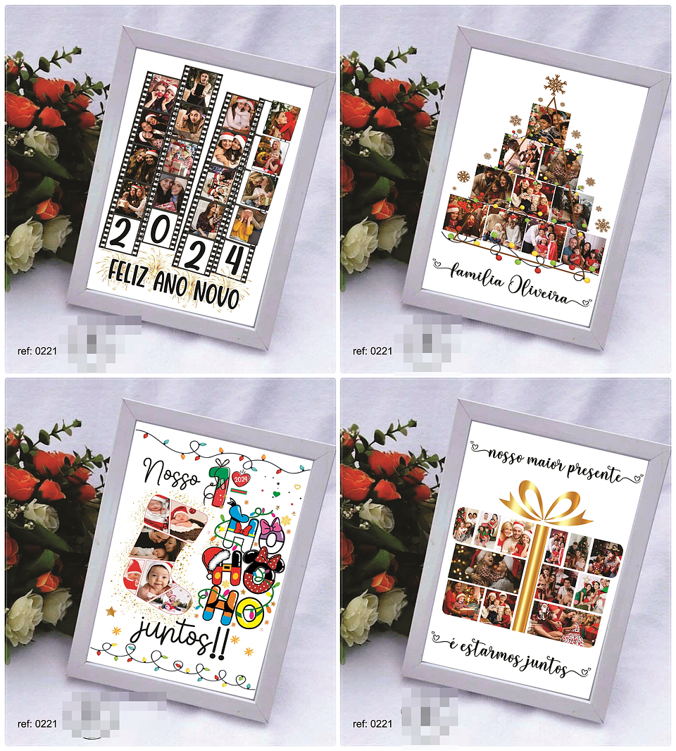 16 Artes para Sublimação Natal em CorelDraw 2