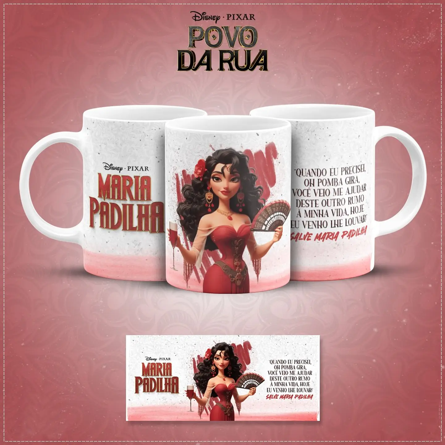 17 Artes para Canecas Povo de Rua Religião Pixar em Jpg 6
