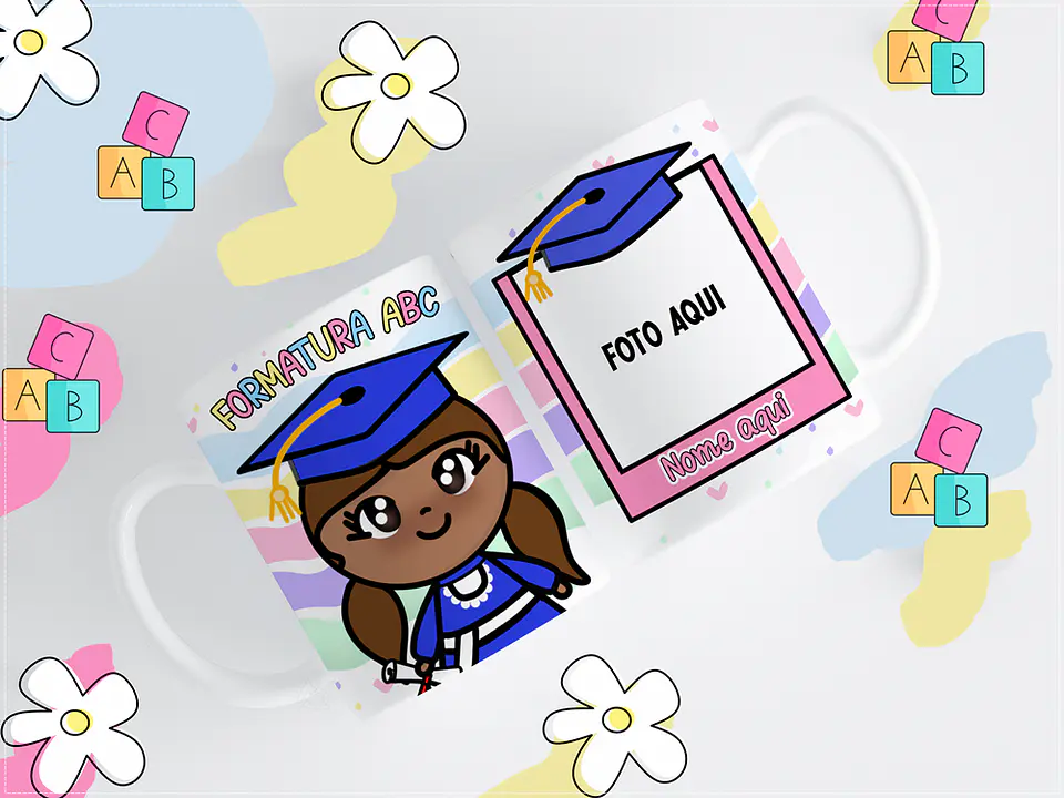 11 Artes para Caneca ABC Formatura Infantil Arquivos em Png 2