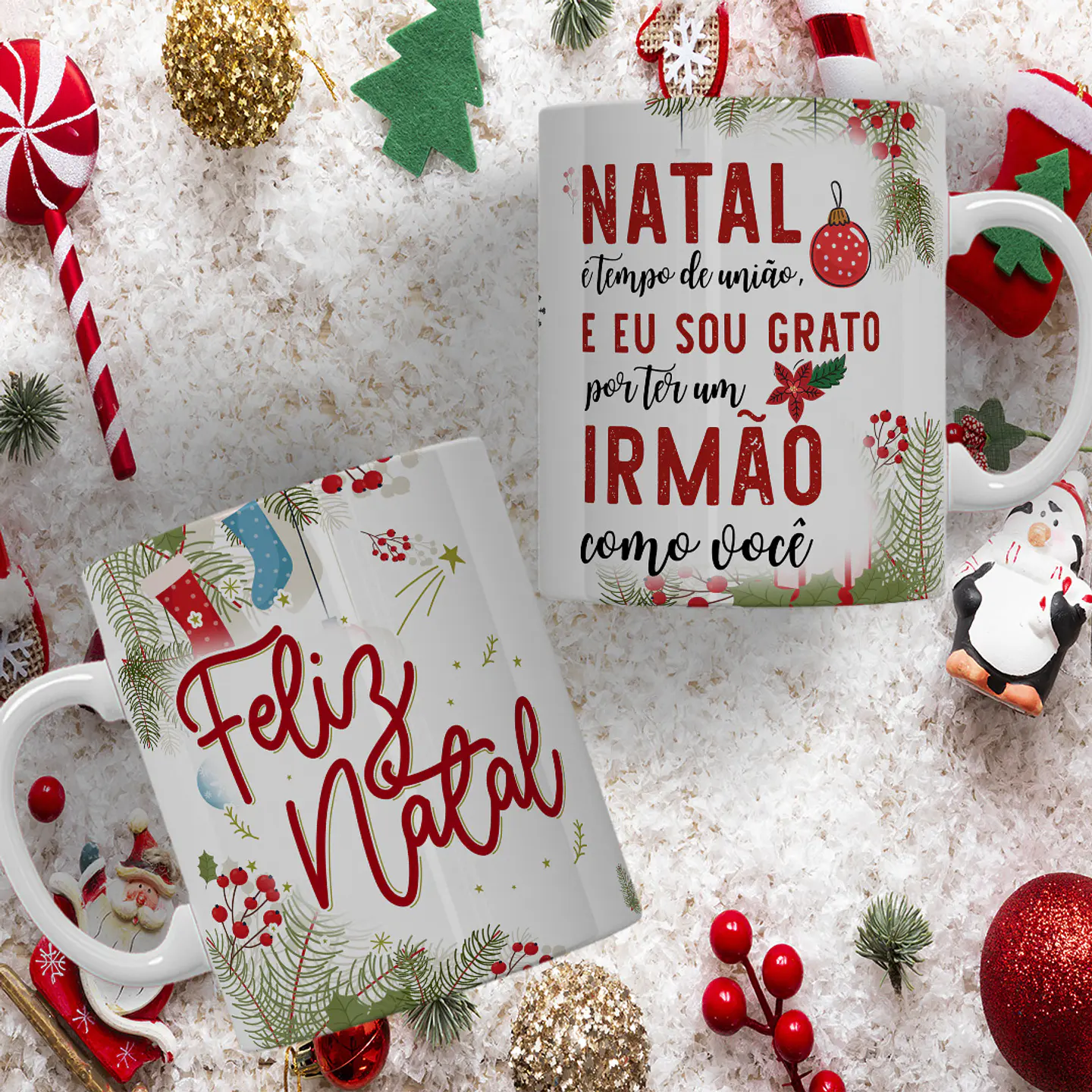 46 Artes para Sublimação Natal Família em CorelDraw  5