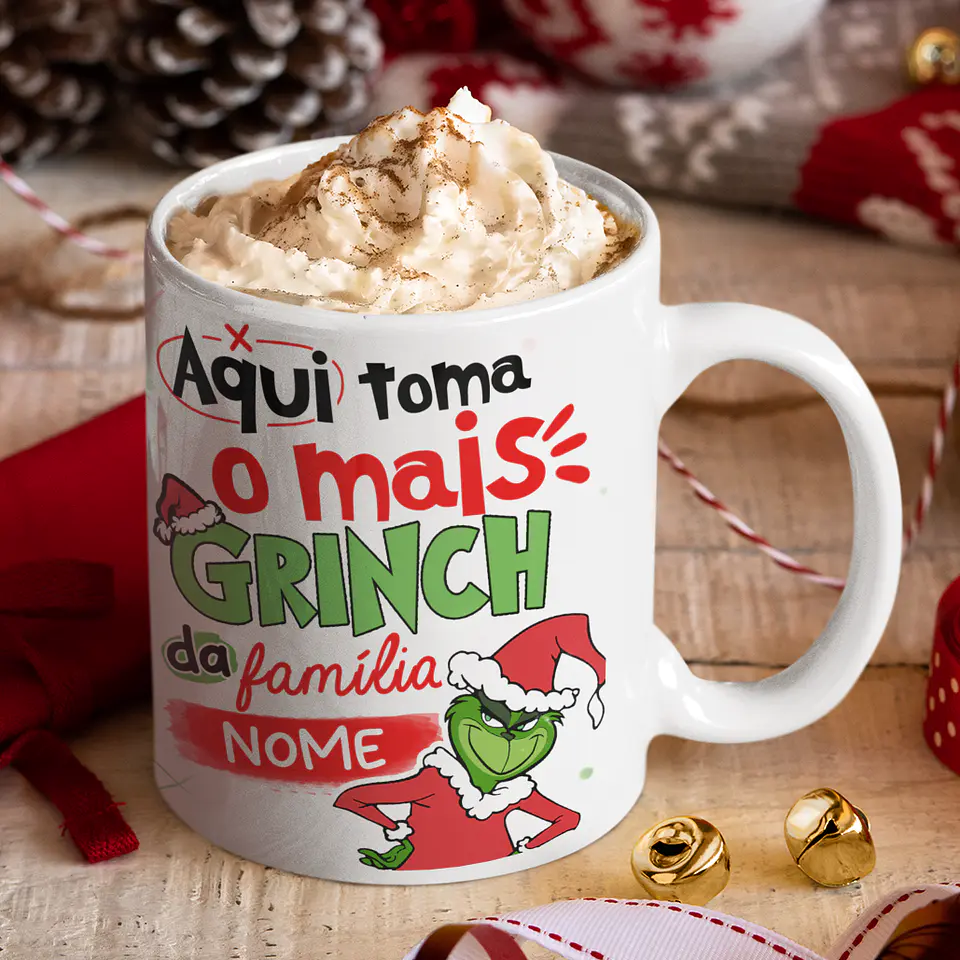 2 Artes Caneca Grinch Debochado Arquivo Png 1