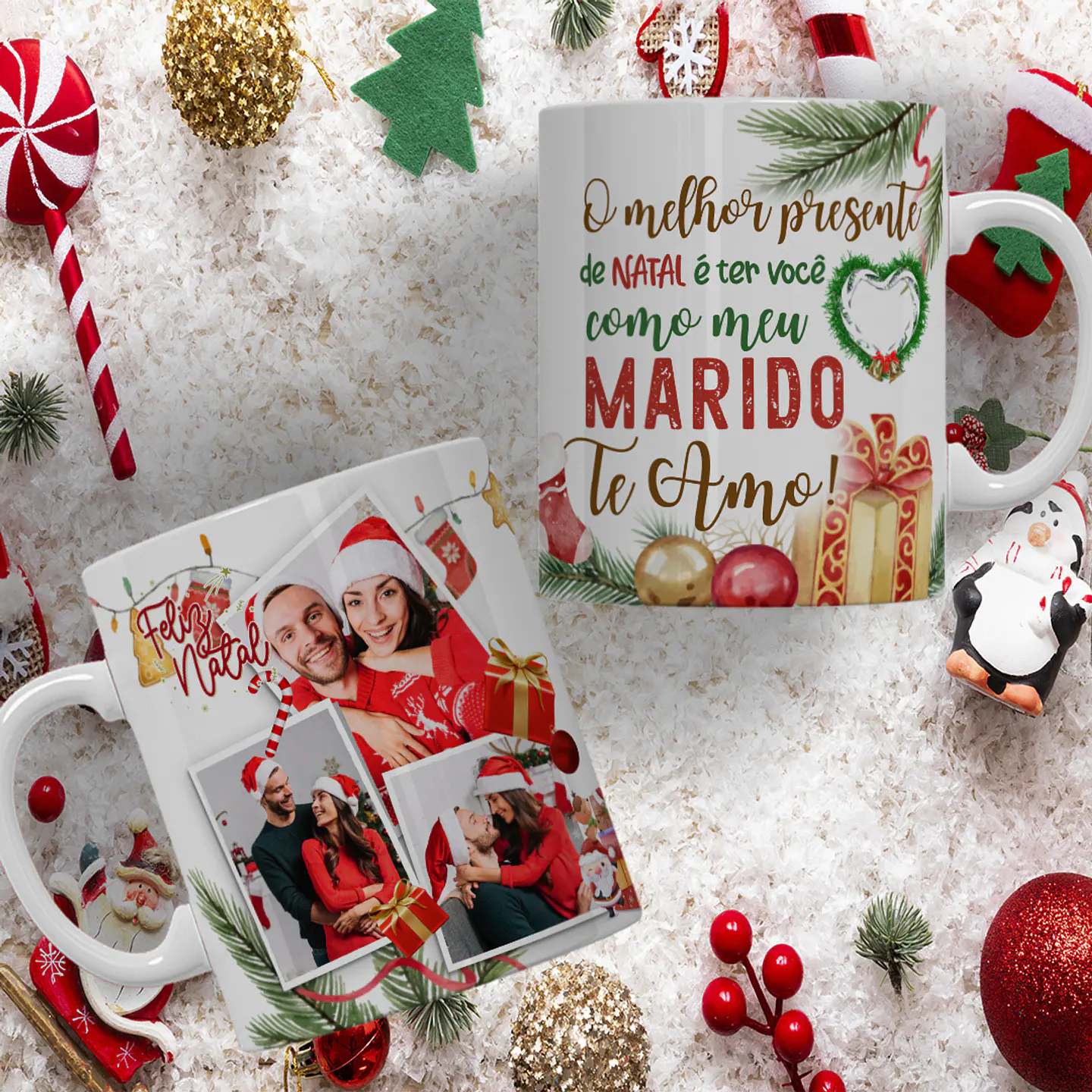 46 Artes para Sublimação Natal Família em CorelDraw  8