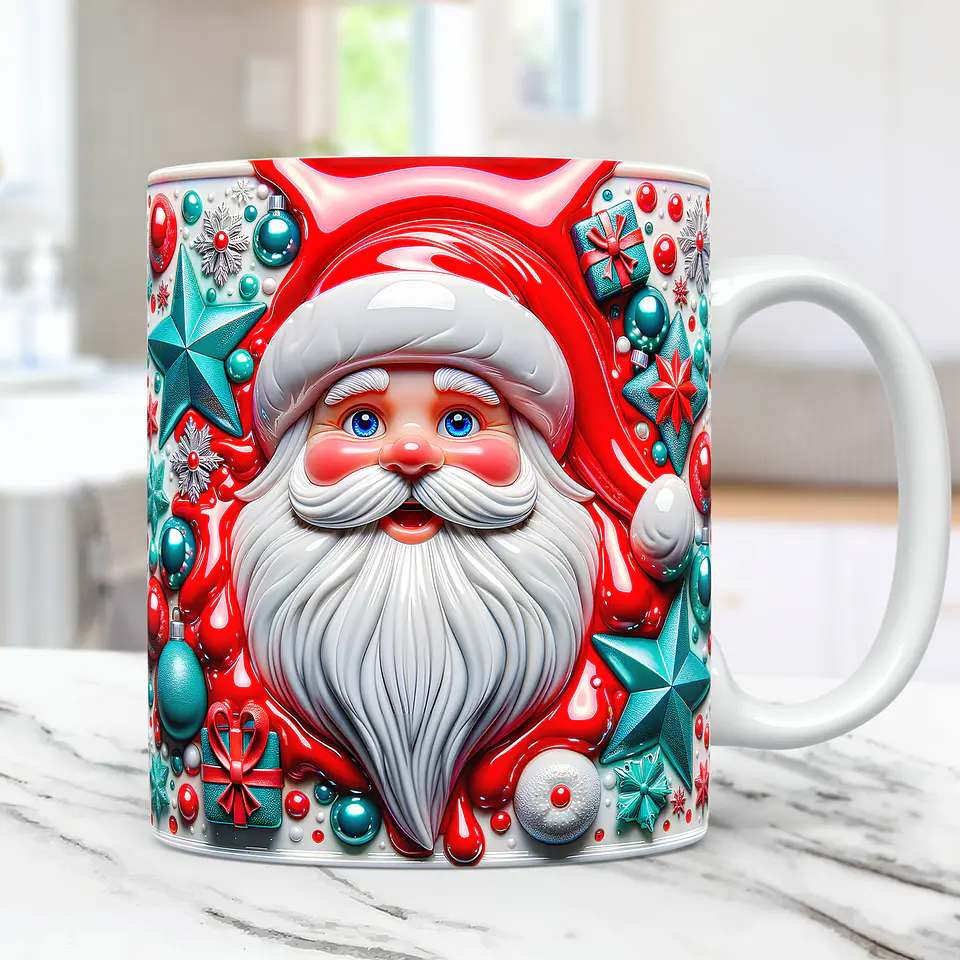 30 Artes para Caneca Natal 3d 2.0 Arquivos Png 4
