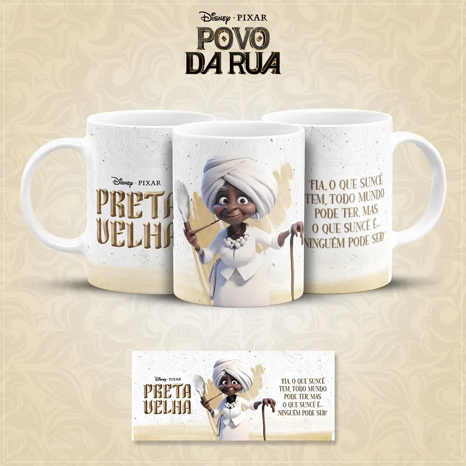 17 Artes para Canecas Povo de Rua Religião Pixar em Jpg 11