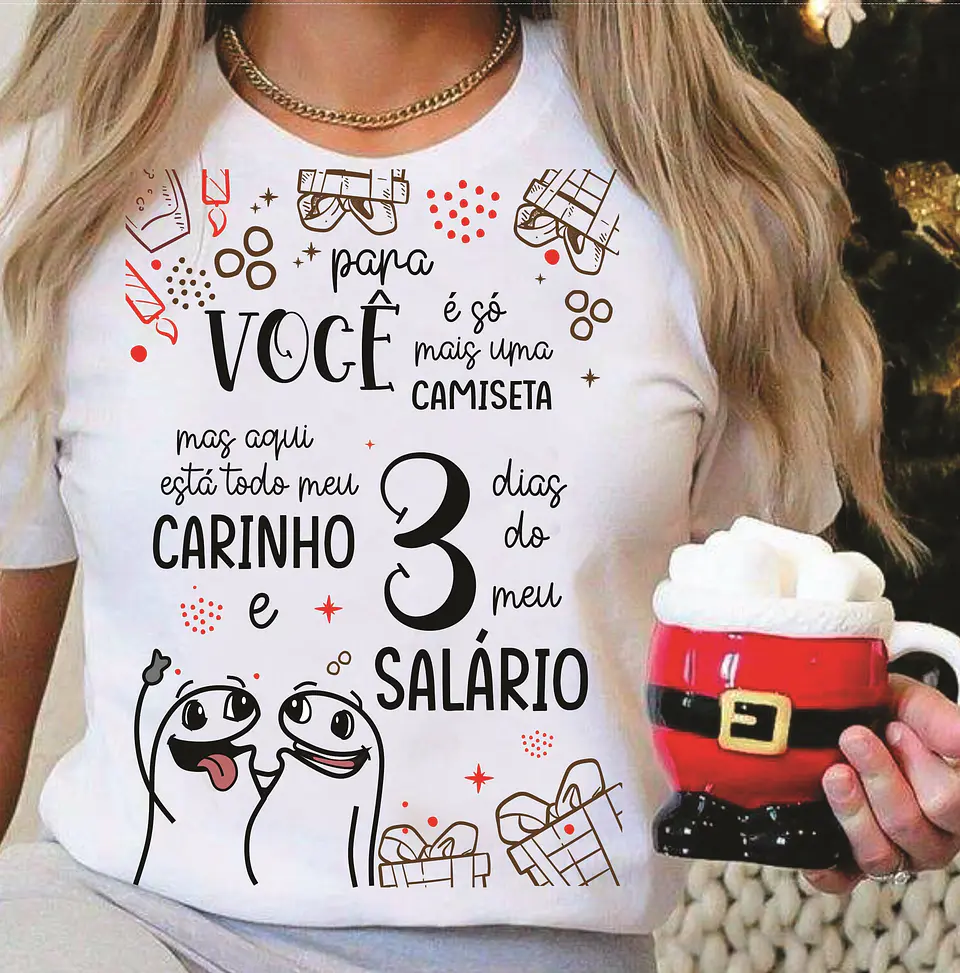 10 Artes Caneca e Camisa Flork Pix Natal Arquivo em CorelDraw 7