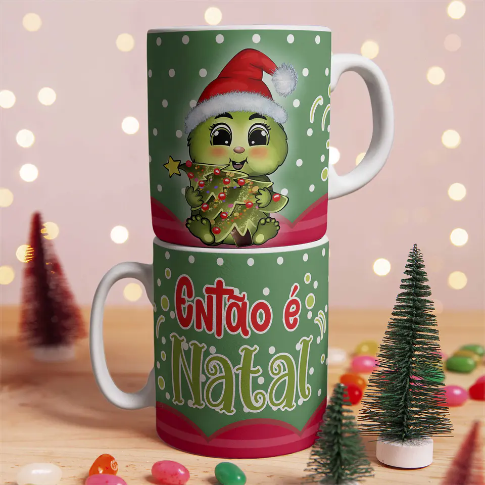 7 Artes Caneca Baby Grinch Arquivo em CorelDraw   4