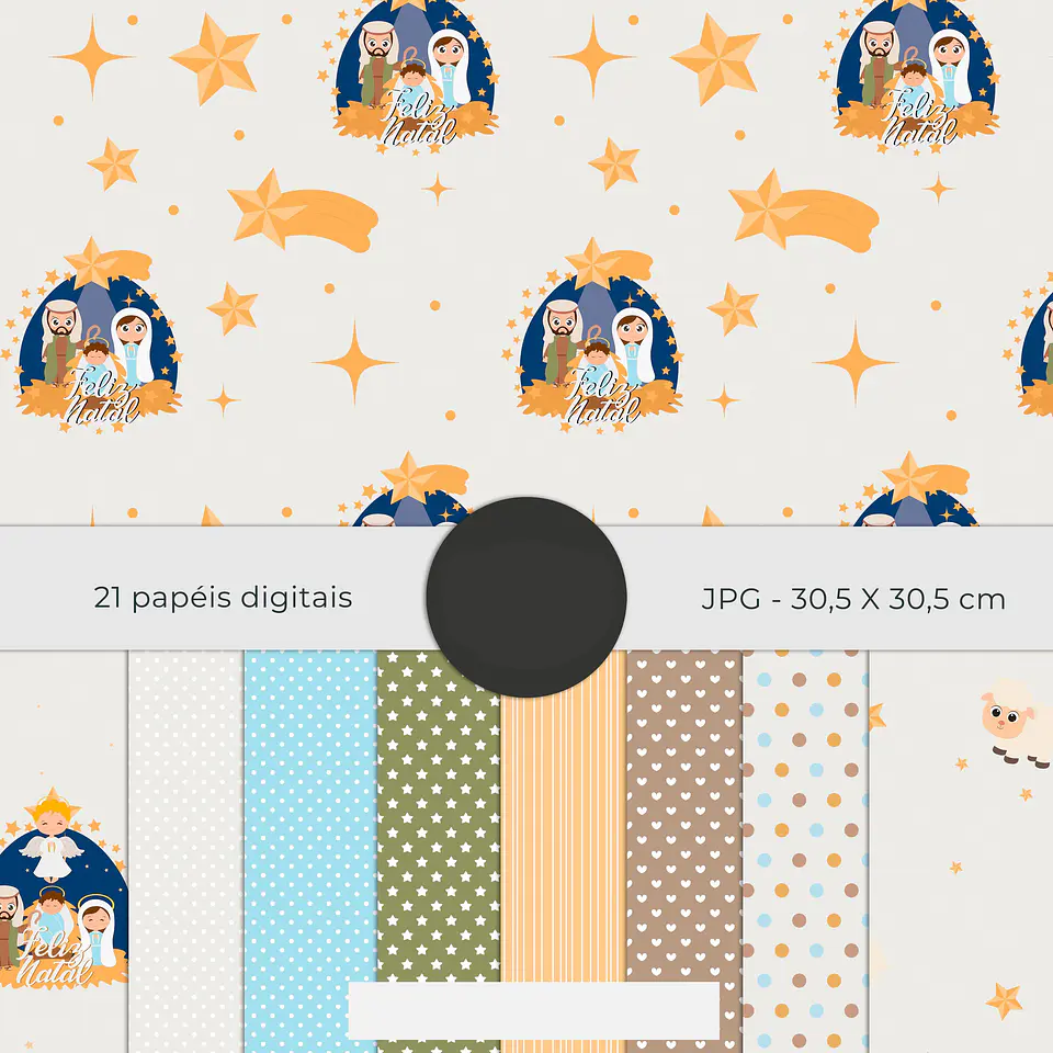 Kit Digital Noite Feliz Natal Natalino Arquivo em Png 4