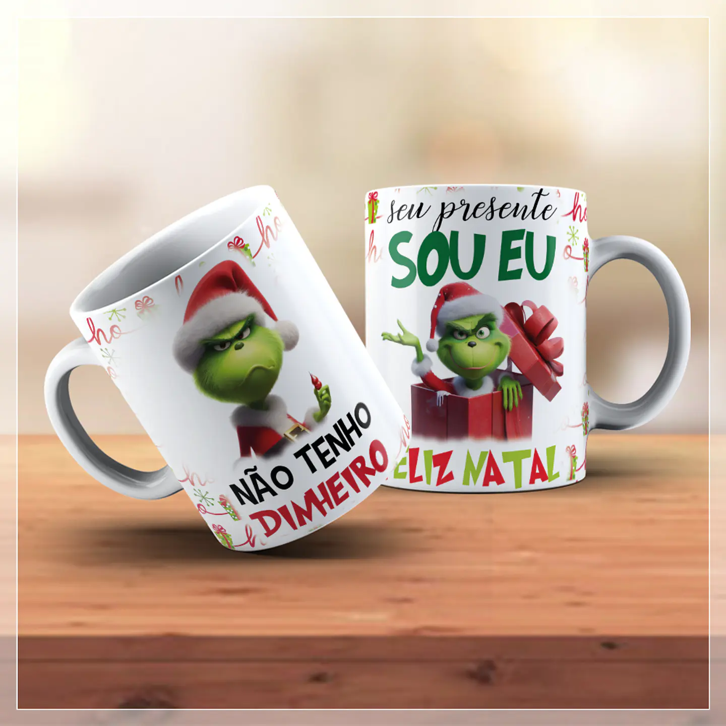 18 Artes para Caneca Natal Grinch Arquivo em Jpg   3